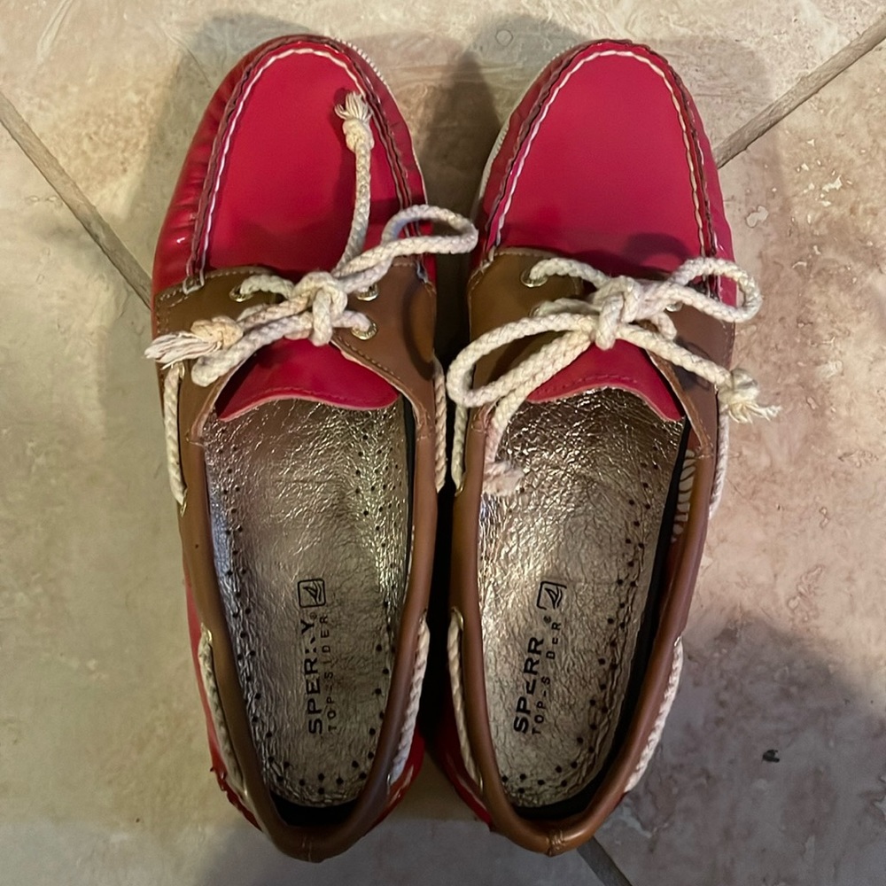 Sperry Top Sider, red size 8